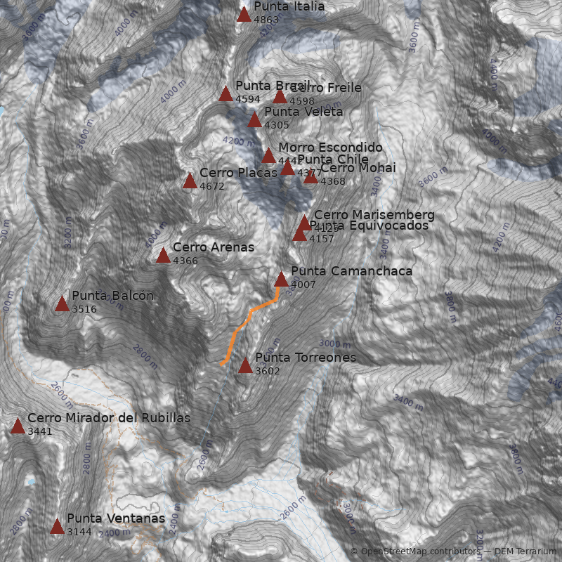 Mapa Punta Camanchaca