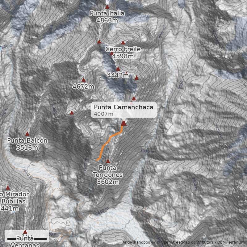 Mapa Punta Camanchaca