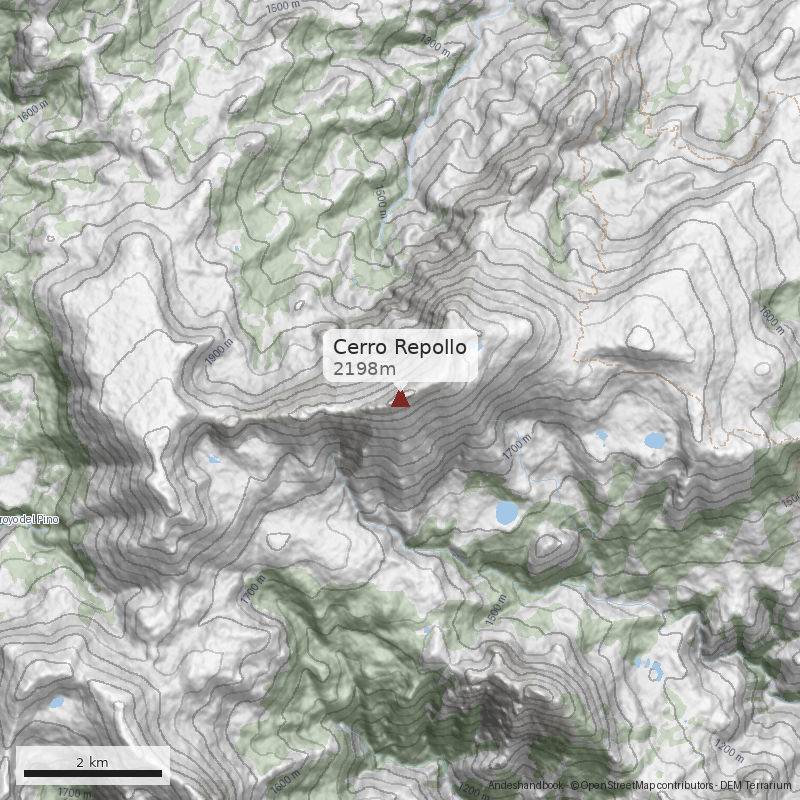 Mapa Cerro Repollo
