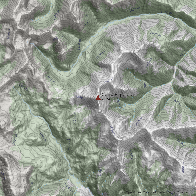 Mapa Cerro Ezpeleta
