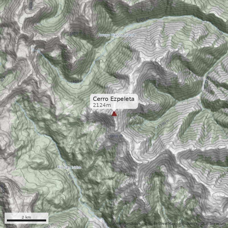 Mapa Cerro Ezpeleta
