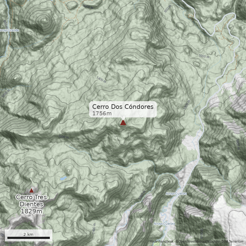 Mapa Cerro Dos Cóndores