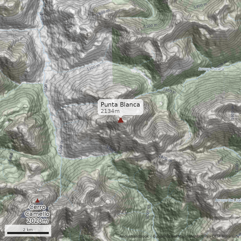Mapa Punta Blanca