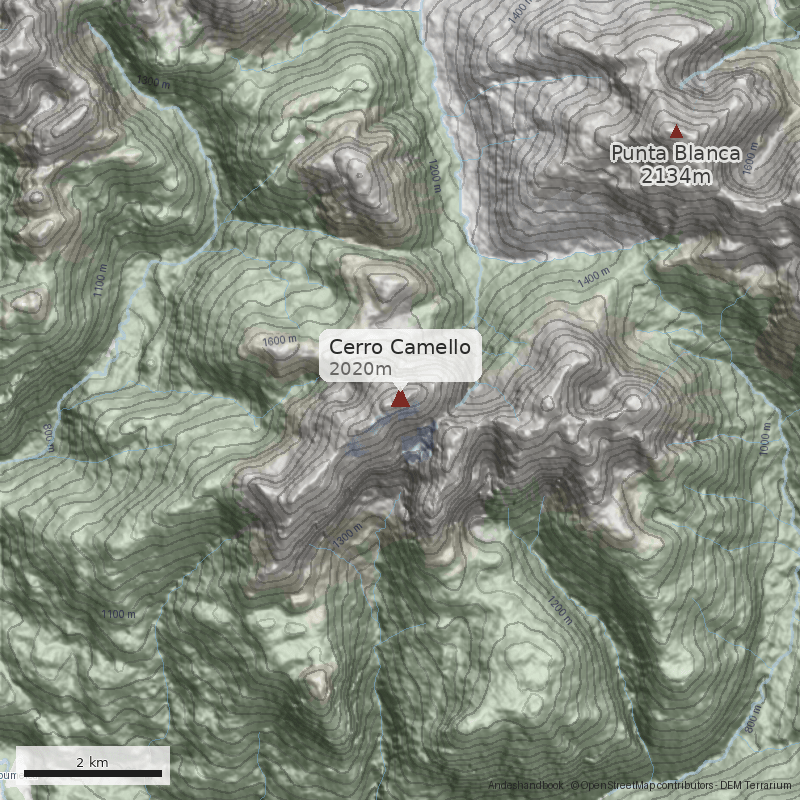 Mapa Cerro Camello