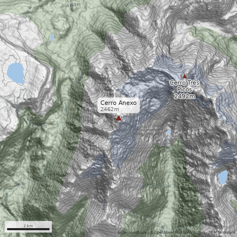Mapa Cerro Anexo