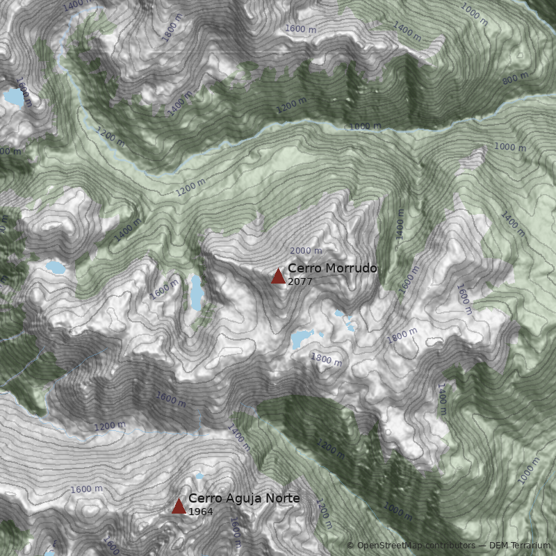 Mapa Cerro Morrudo