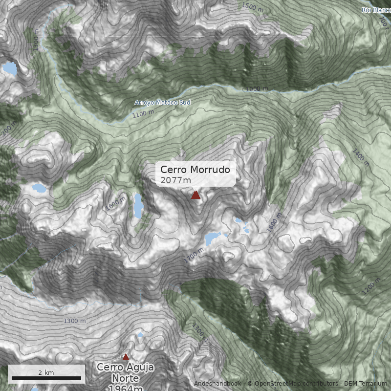 Mapa Cerro Morrudo