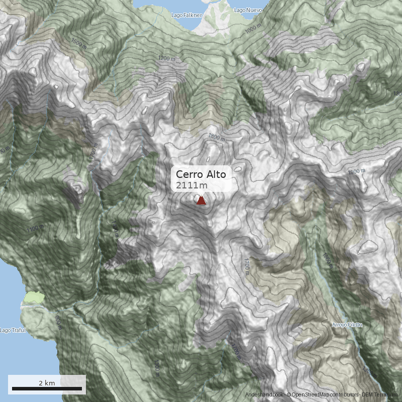 Mapa Cerro Alto