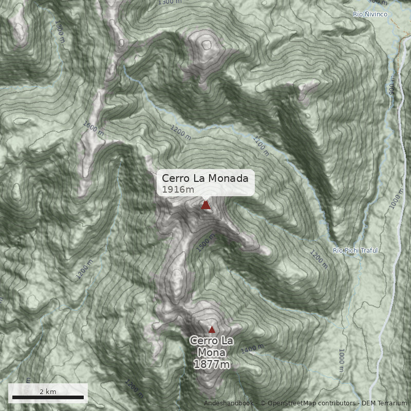 Mapa Cerro La Monada