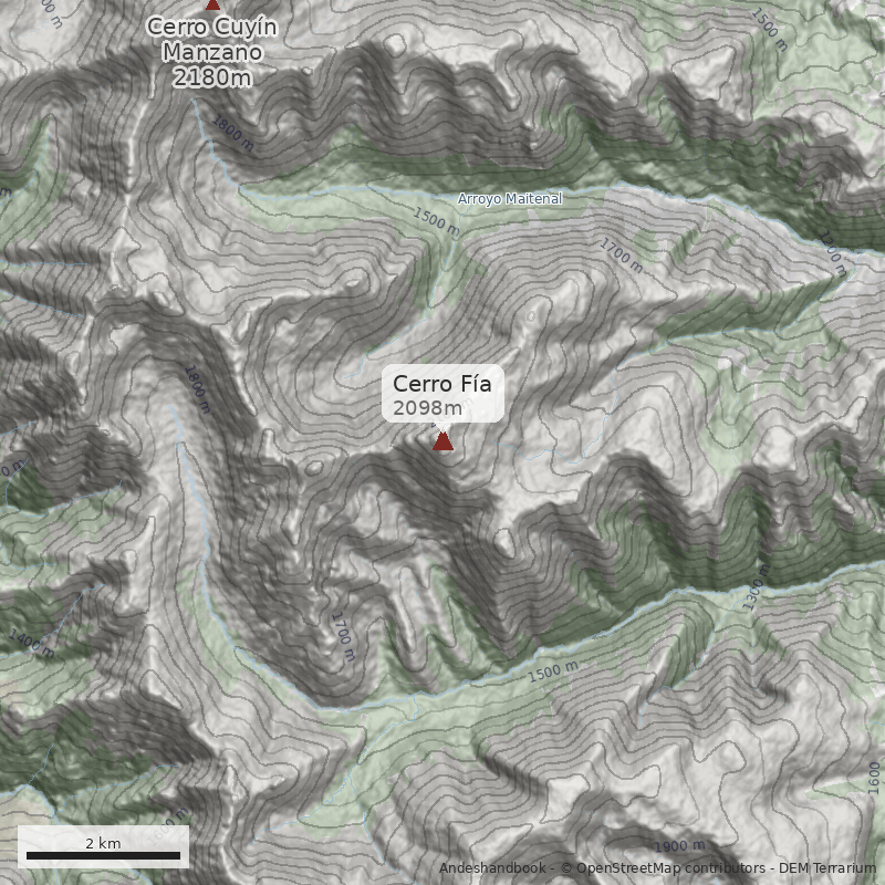 Mapa Cerro Fía