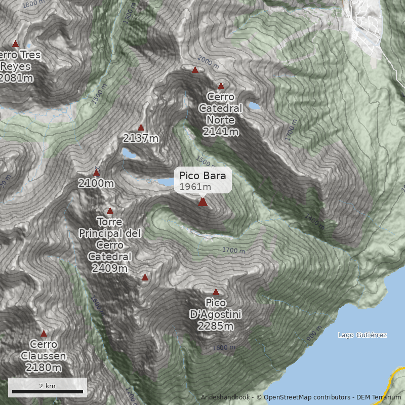 Mapa Pico Bara