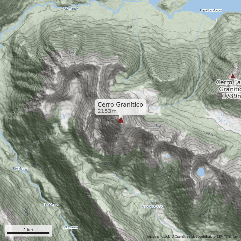 Mapa Cerro Granítico
