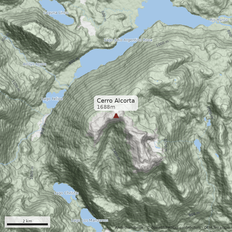 Mapa Cerro Alcorta