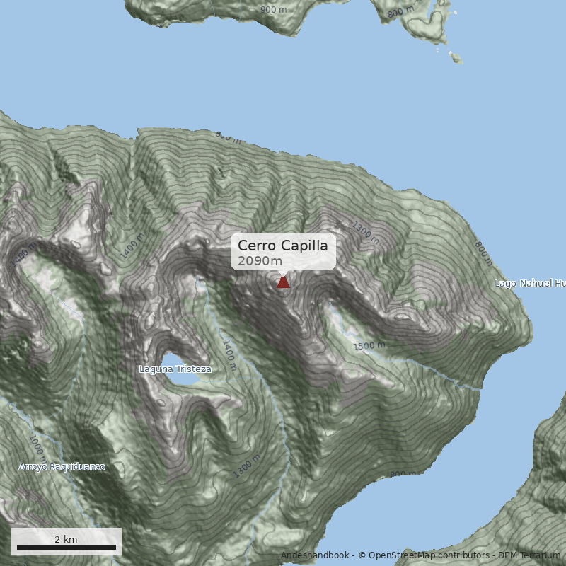 Mapa Cerro Capilla