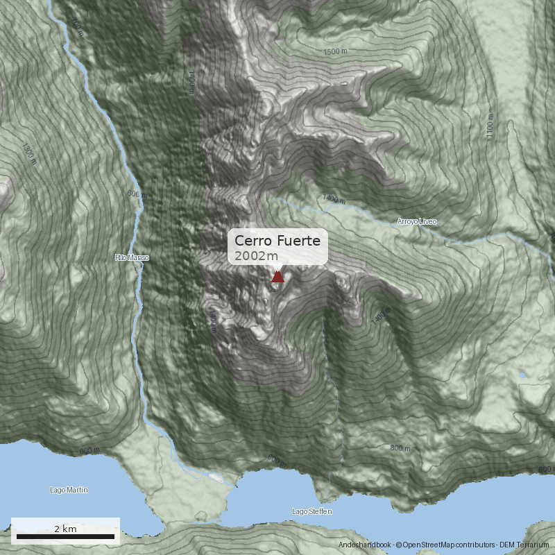 Mapa Cerro Fuerte