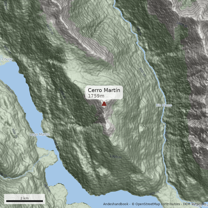 Mapa Cerro Martín