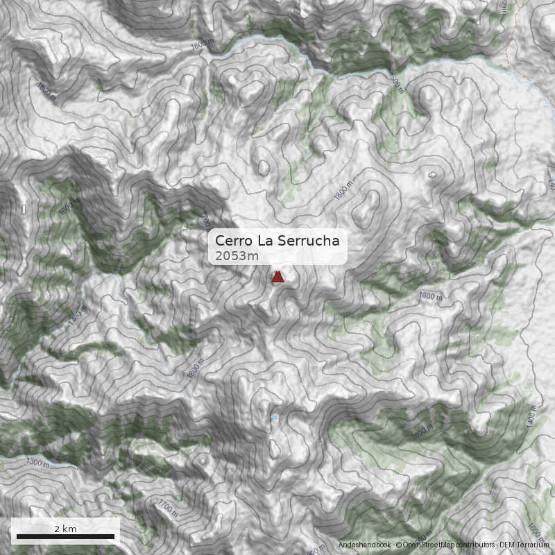 Mapa Cerro La Serrucha
