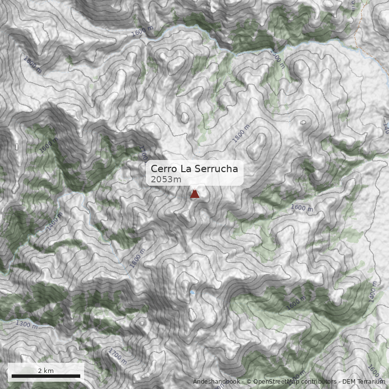 Mapa Cerro La Serrucha