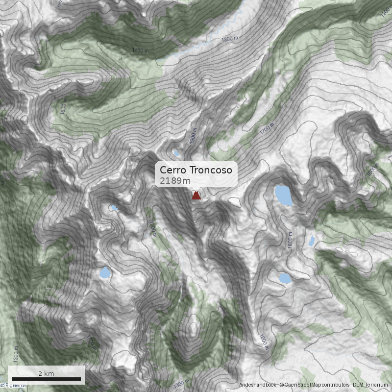Mapa Cerro Troncoso
