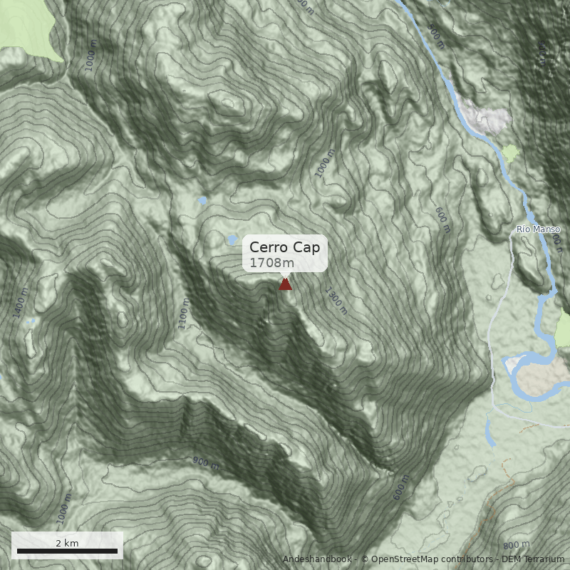 Mapa Cerro Cap