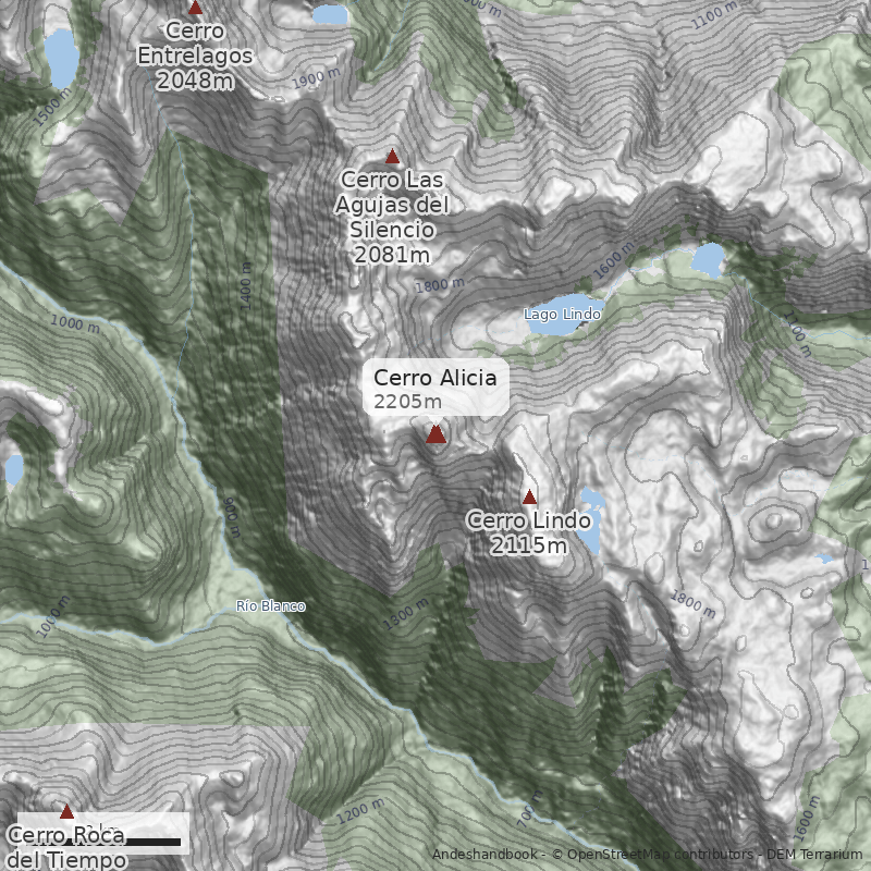 Mapa Cerro Alicia