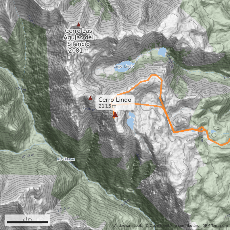 Mapa Cerro Lindo