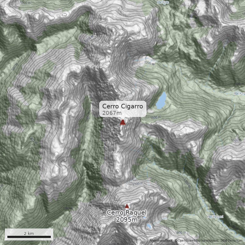 Mapa Cerro Cigarro
