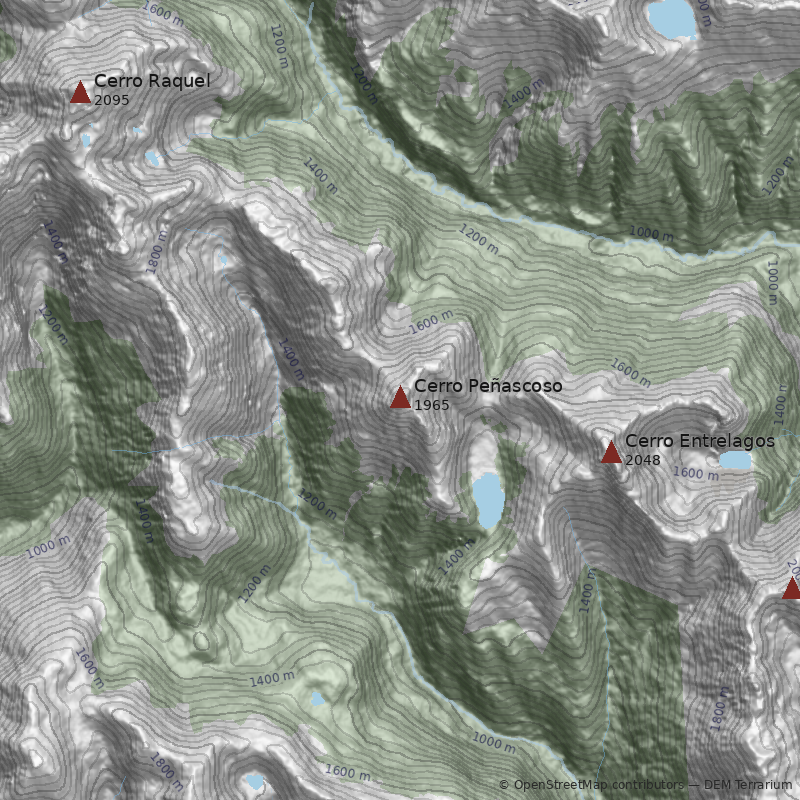 Mapa Cerro Peñascoso
