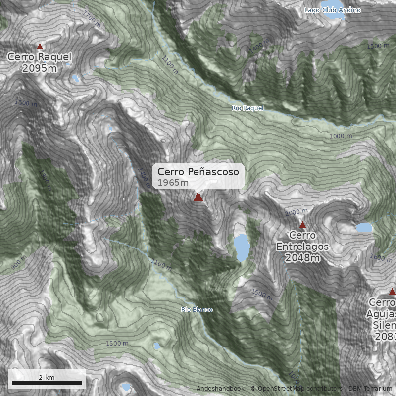Mapa Cerro Peñascoso