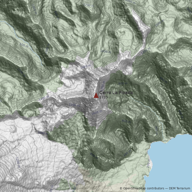 Mapa Cerro La Picada