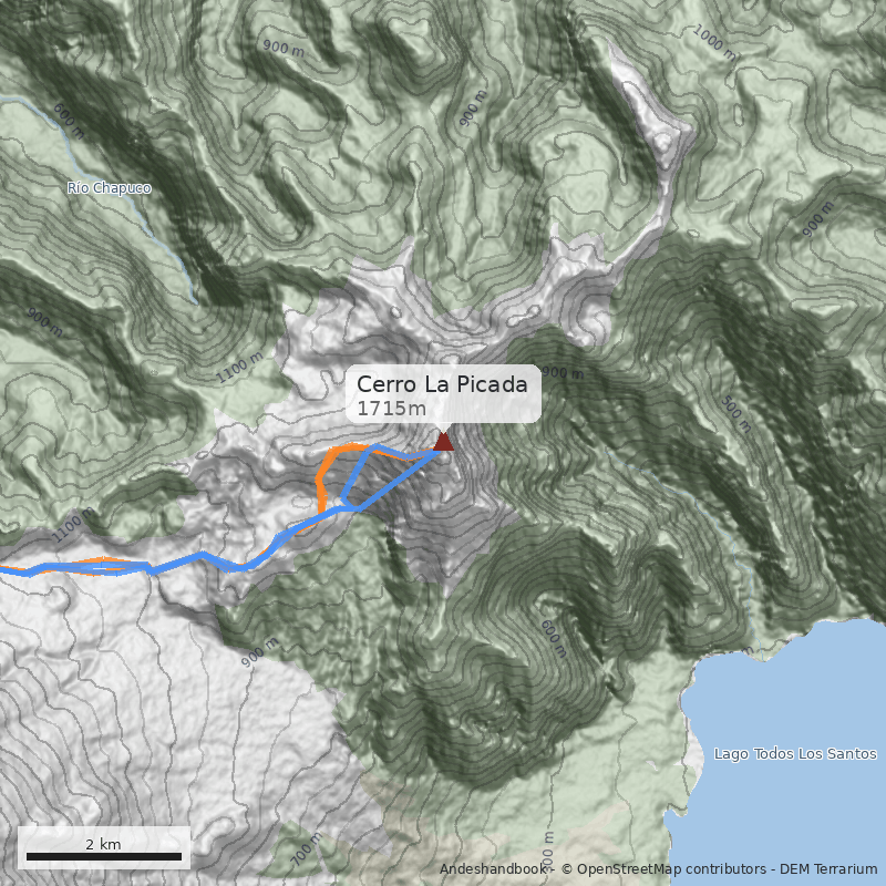 Mapa Cerro La Picada