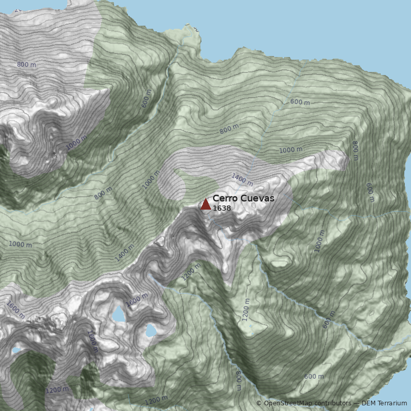 Mapa Cerro Cuevas