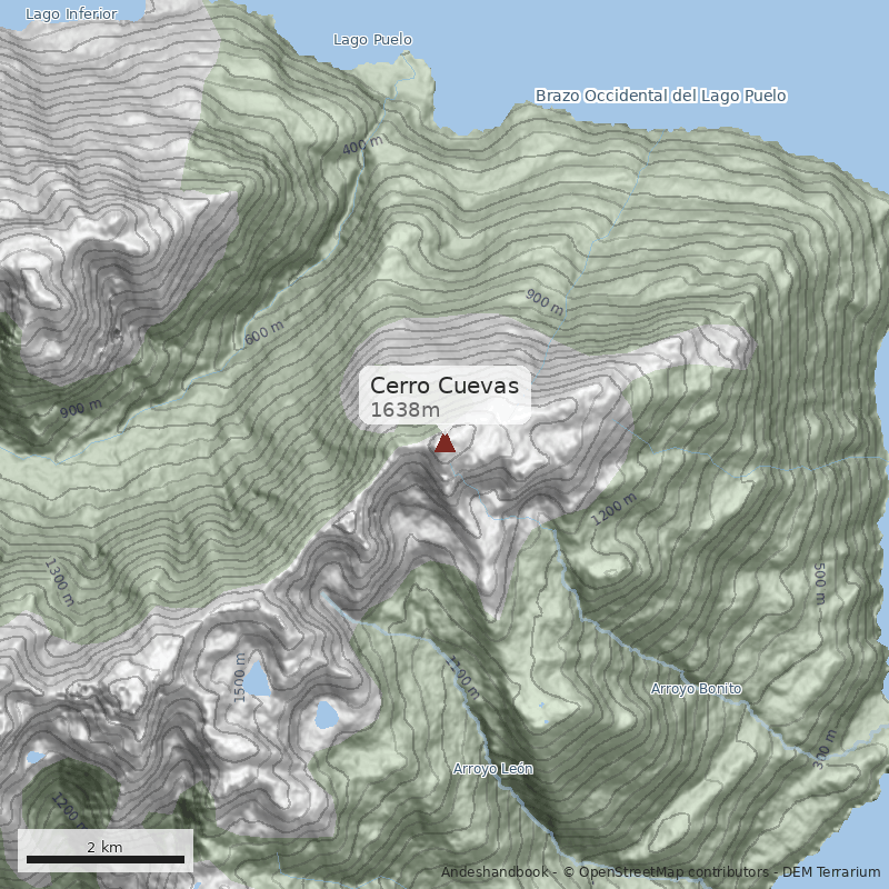 Mapa Cerro Cuevas