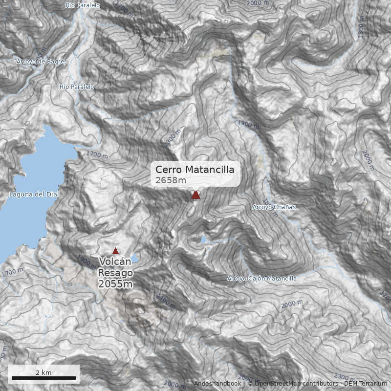 Mapa Cerro Matancilla