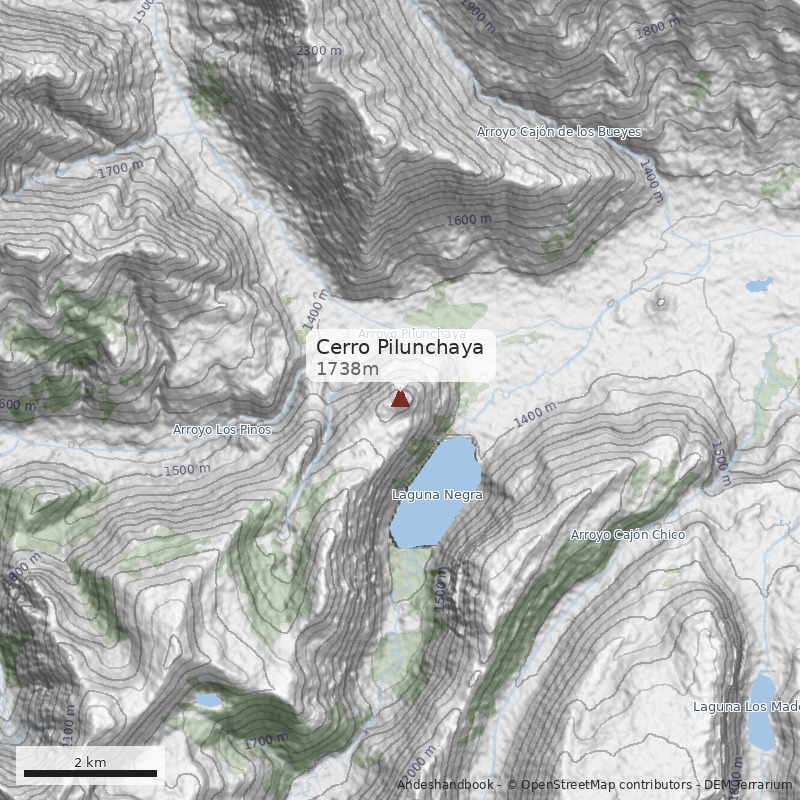 Mapa Cerro Pilunchaya