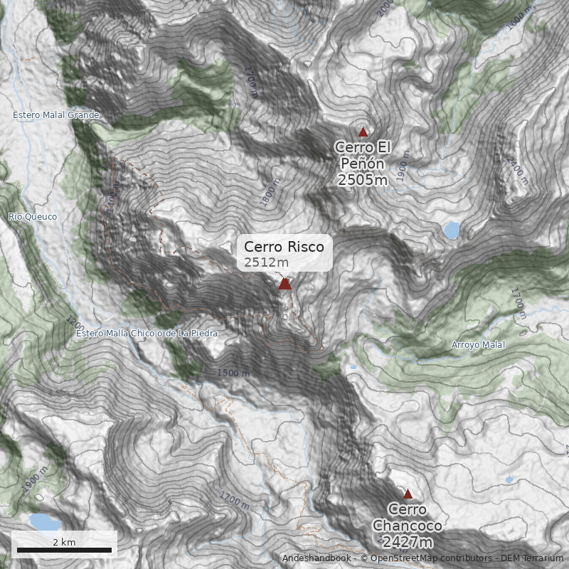 Mapa Cerro Risco