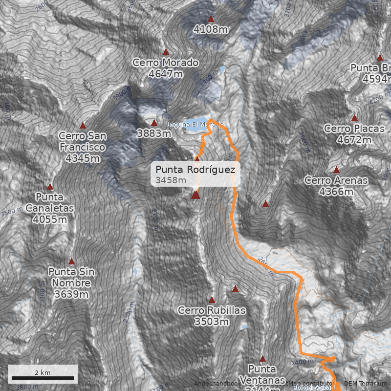 Mapa Punta Rodríguez