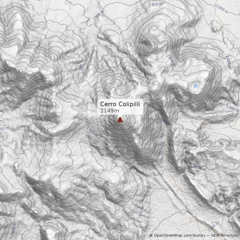 Mapa Cerro Colipilli
