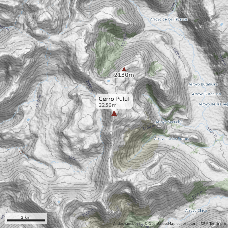 Mapa Cerro Pulul