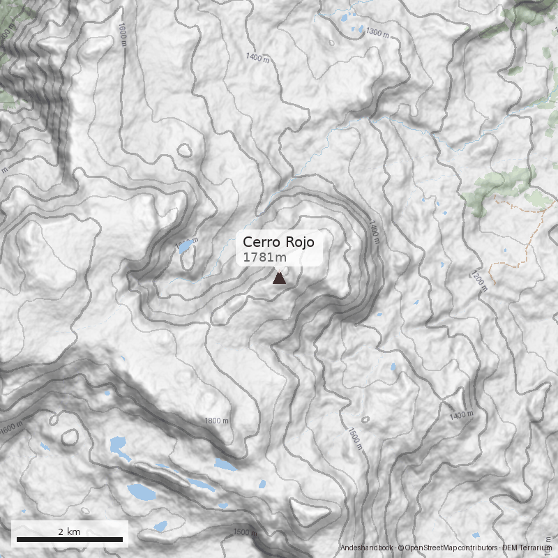 Mapa Cerro Rojo