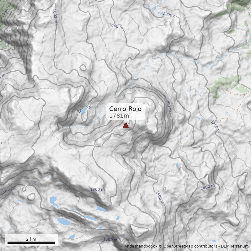 Mapa Cerro Rojo