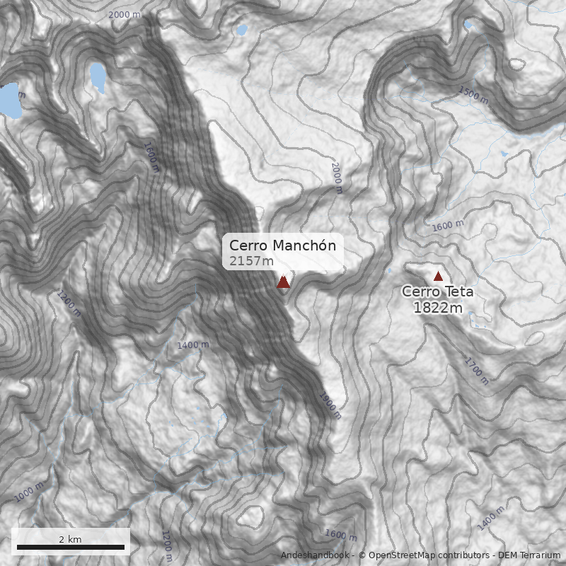 Mapa Cerro Manchón