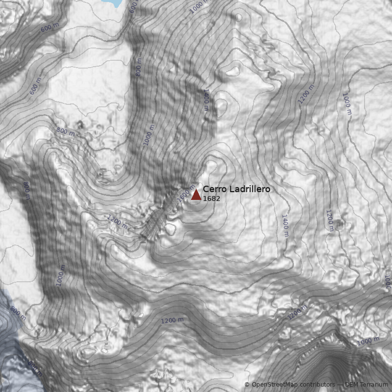 Mapa Cerro Ladrillero
