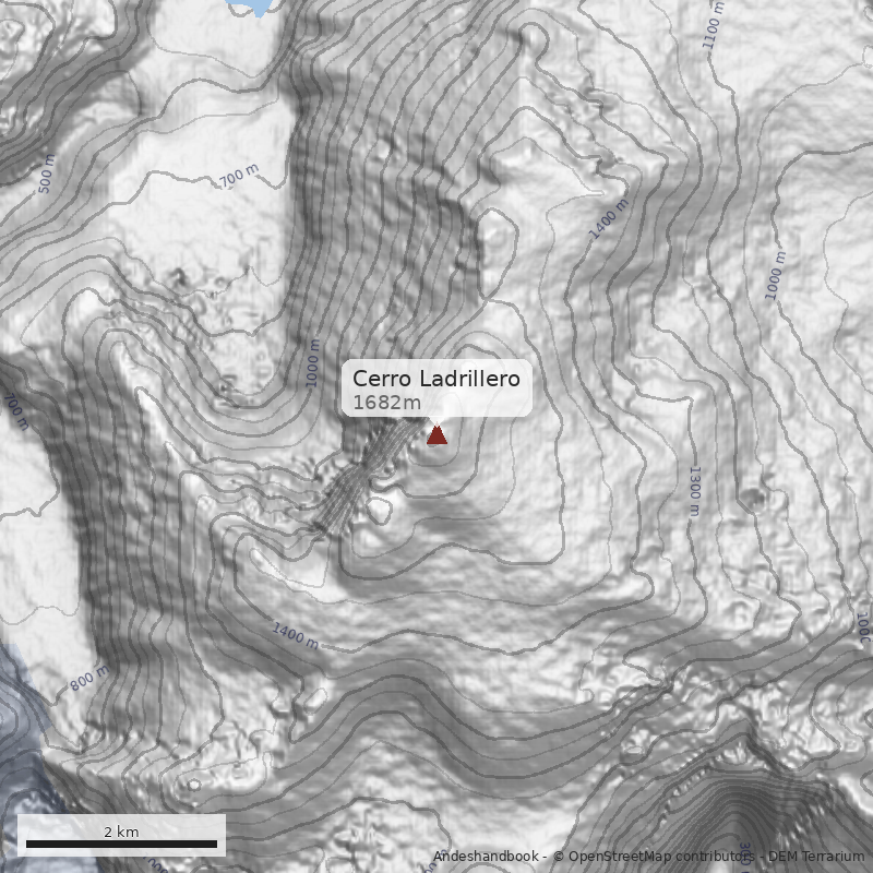 Mapa Cerro Ladrillero