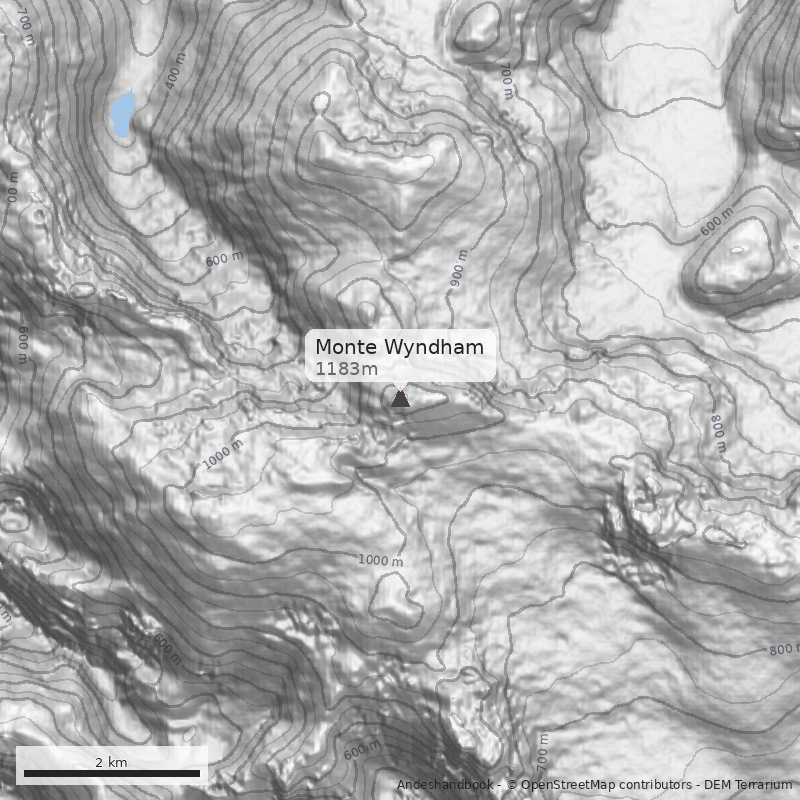 Mapa Monte Wyndham
