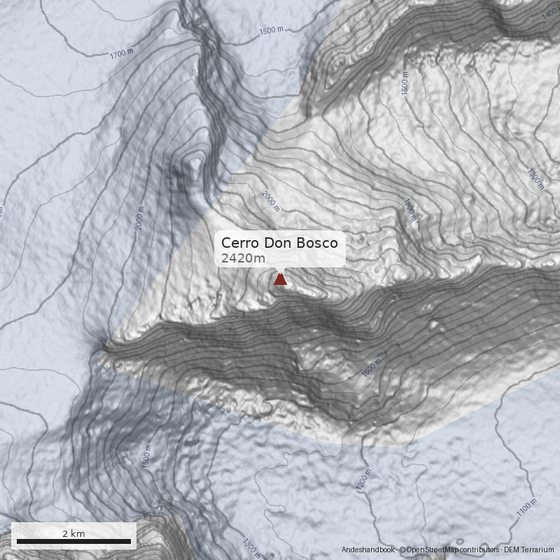 Mapa Cerro Don Bosco