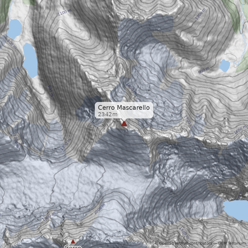 Mapa Cerro Mascarello