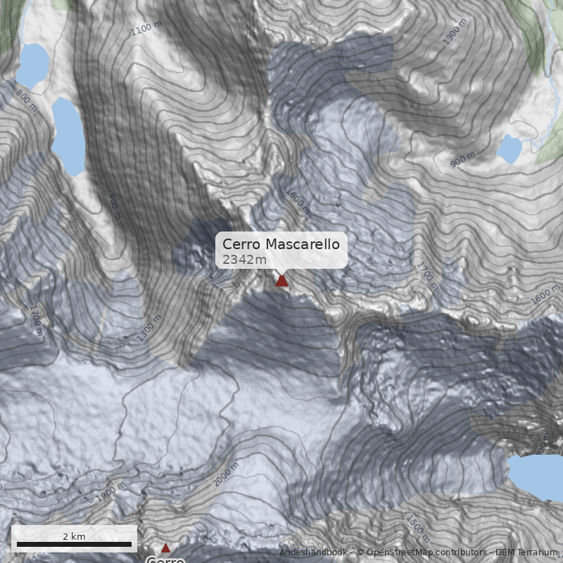 Mapa Cerro Mascarello