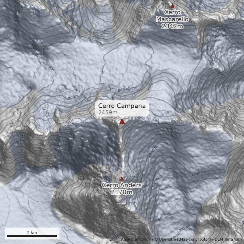 Mapa Cerro Campana