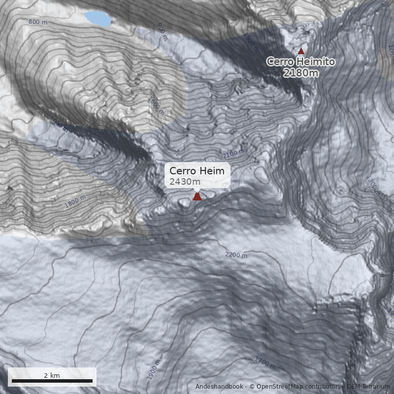 Mapa Cerro Heim